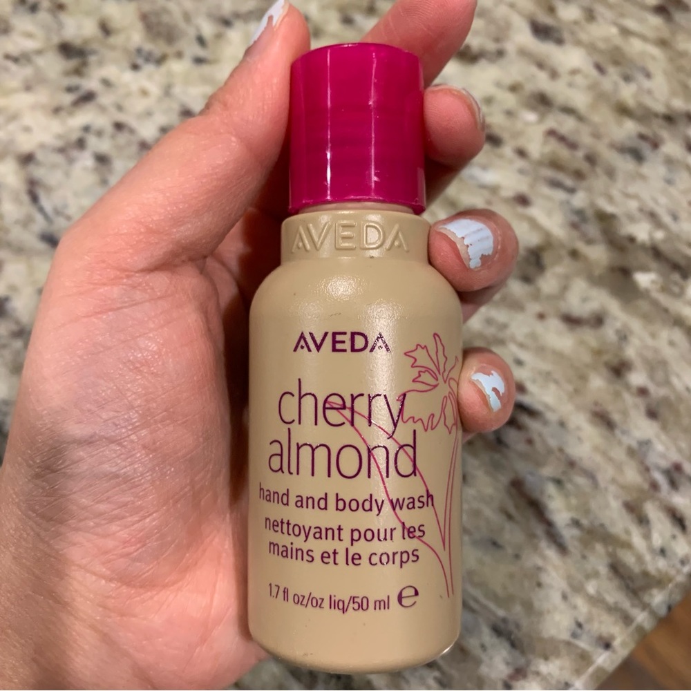 Aveda Cherry Almond Hand & Body Wash 1.7 oz 50 ml Travel Size